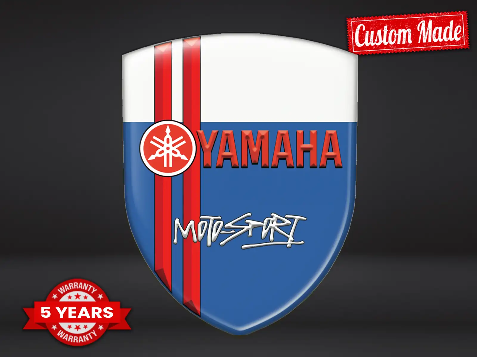 Yamaha Wasserfester Aufkleber Robust Professionell Minimal